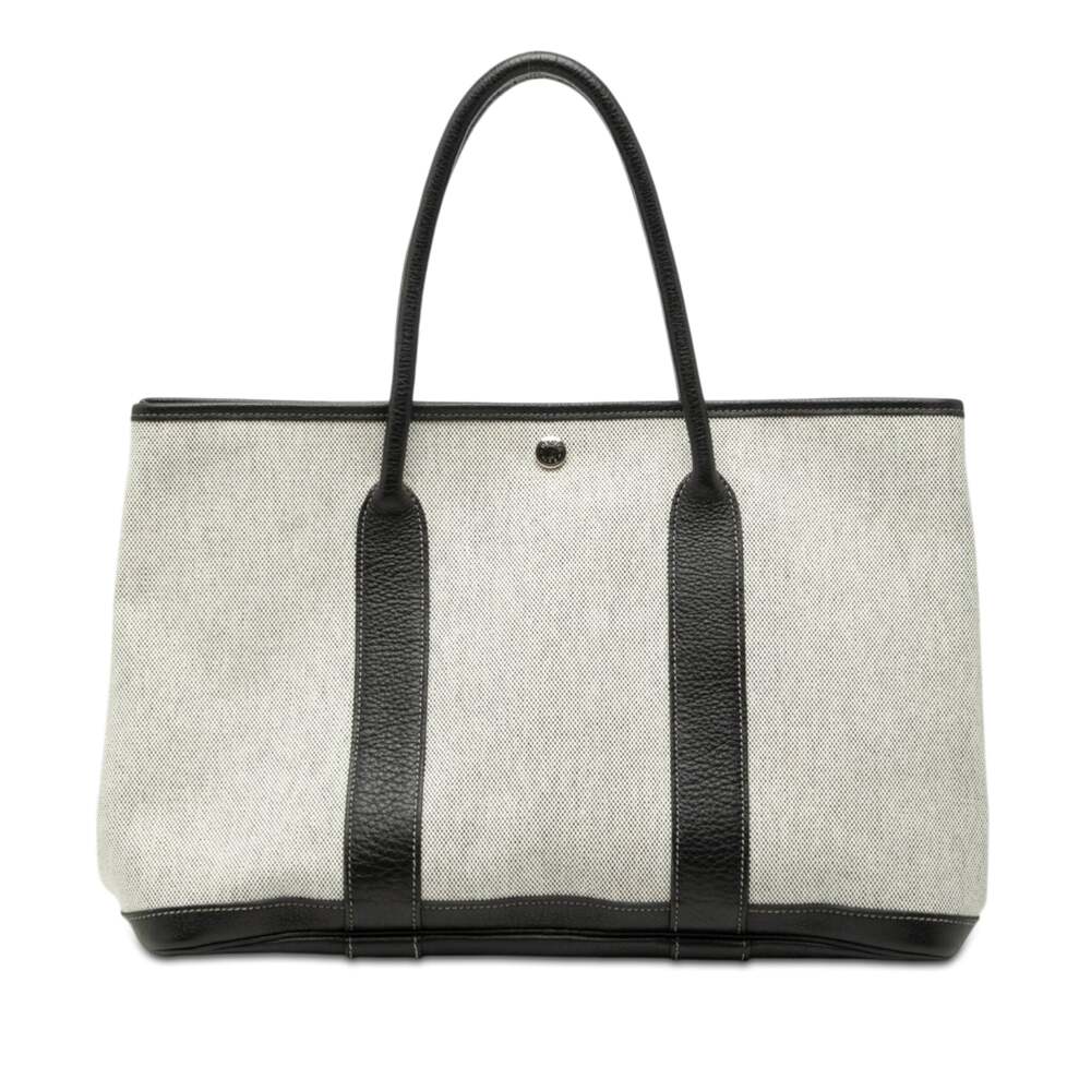Hermes Garden Party Tote Toile And #266590H20B